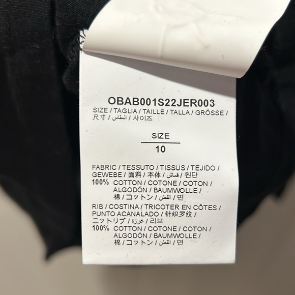 Host pick. Off-white Boy's Watercolor Rounded Logo Arrow Long-sleeve Tee size 10 - Picture 9 of 9